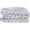 imageFamily of Cranes 144 Thread Count 100 Cotton Percale Fun Soft Cozy Easy Care Vibrant Animal Pattern Printed Comforter Set Waverly Blue KingBlue