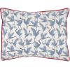 imageFamily of Cranes 144 Thread Count 100 Cotton Percale Fun Soft Cozy Easy Care Vibrant Animal Pattern Printed Comforter Set Waverly Blue KingBlue