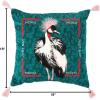 imageJust Say Novo Decorative Pillow 18inch x 18inch Blue