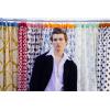 imageLong Stem Lotus 100 Cotton Lightweight Top Buttonhole Machine Washable Easy Care Decorative Shower Curtain for Bathroom Red 72quot W x 72quot L