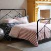 imageNovogratz By Utica Painterly Stripe 144 Thread Count 100 Cotton Percale Fun Soft Cozy Easy Care Vibrant Stripe Pattern Printed Comforter Set Pink TwinTwin XLPink