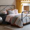 imageNovogratz By Utica Painterly Stripe 144 Thread Count 100 Cotton Percale Fun Soft Cozy Easy Care Vibrant Stripe Pattern Printed Comforter Set Pink TwinTwin XLPink