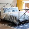 imageNovogratz By Utica Painterly Stripe 144 Thread Count 100 Cotton Percale Fun Soft Cozy Easy Care Vibrant Stripe Pattern Printed Comforter Set Pink TwinTwin XLBlue