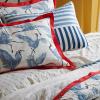 imageNovogratz By Utica Painterly Stripe 144 Thread Count 100 Cotton Percale Fun Soft Cozy Easy Care Vibrant Stripe Pattern Printed Comforter Set Pink TwinTwin XLBlue