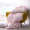 imageNovogratz By Utica Waverly Tile 144 Thread Count 100 Cotton Percale Fun Soft Cozy Easy Care Vibrant Geometric Pattern Printed Comforter Set Pink KingWhite