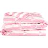 imageNovogratz By Utica Waverly Tile 144 Thread Count 100 Cotton Percale Fun Soft Cozy Easy Care Vibrant Geometric Pattern Printed Comforter Set Pink KingWhite