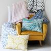imageNovogratz Petite Painted Check 144 Thread Count 100 Cotton Percale Fun Soft Cozy Easy Care Vibrant Geometric Pattern Printed Comforter Set Deep Indigo FullQueen