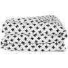 imageUmbria 144 Thread Count 100 Cotton Percale Fun Soft Cozy Easy Care Vibrant Geometric Pattern Printed Comforter Set Waverly White FullQueenWhite