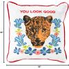 imageYou Look Good Decorative Pillow 18inch x 18inch Gray