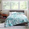 imageZebra Marble Teal 144 Thread Count 100 Cotton Percale Fun Soft Cozy Easy Care Vibrant Animal Pattern Printed Comforter Set Teal TwinTwin XL