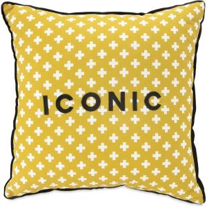 imageIconic Yellow Decorative Pillow 18inch x 18inch