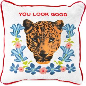 imageYou Look Good Decorative Pillow 18inch x 18inch Gray