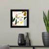 imageThe Novogratz Color Block Llama I White Framed Art Print 15quotx15quotx1quotBlack Frame