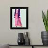 imageThe Novogratz Color Me Stripes I White Framed Art Print 15quotx18quotx1quotBlack Frame