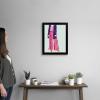 imageThe Novogratz Color Me Stripes I White Framed Art Print 15quotx18quotx1quotBlack Frame