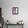imageThe Novogratz Color Me Stripes I White Framed Art Print 15quotx18quotx1quotBlack Frame