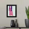 imageThe Novogratz Color Me Stripes I White Framed Art Print 15quotx18quotx1quotBlack Frame