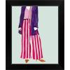 imageThe Novogratz Color Me Stripes I White Framed Art Print 15quotx18quotx1quotBlack Frame