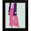 imageThe Novogratz Color Me Stripes I White Framed Art Print 15quotx18quotx1quotBlack Frame