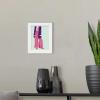 imageThe Novogratz Color Me Stripes I White Framed Art Print 15quotx18quotx1quotWhite Frame
