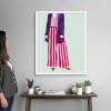 imageThe Novogratz Color Me Stripes I White Framed Art Print 15quotx18quotx1quotWhite Frame