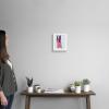 imageThe Novogratz Color Me Stripes I White Framed Art Print 15quotx18quotx1quotWhite Frame