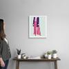 imageThe Novogratz Color Me Stripes I White Framed Art Print 15quotx18quotx1quotWhite Frame