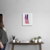 imageThe Novogratz Color Me Stripes I White Framed Art Print 15quotx18quotx1quotWhite Frame