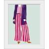 imageThe Novogratz Color Me Stripes I White Framed Art Print 15quotx18quotx1quotWhite Frame