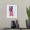 imageThe Novogratz Color Me Stripes I White Framed Art Print 15quotx18quotx1quotWhite Frame