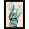 imageThe Novogratz Desert Prickles I White Framed Art Print 15quotx21quotx1quotBlack Frame