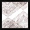 imageThe Novogratz Dusty Lilac Arrow I White Framed Art Print 15quotx15quotx1quotBlack Frame