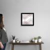 imageThe Novogratz Dusty Lilac Arrow I White Framed Art Print 15quotx15quotx1quotBlack Frame