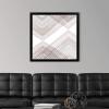 imageThe Novogratz Dusty Lilac Arrow I White Framed Art Print 15quotx15quotx1quotBlack Frame