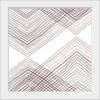 imageThe Novogratz Dusty Lilac Arrow I White Framed Art Print 15quotx15quotx1quotWhite Frame