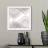 imageThe Novogratz Dusty Lilac Arrow I White Framed Art Print 15quotx15quotx1quotWhite Frame