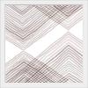 imageThe Novogratz Dusty Lilac Arrow I White Framed Art Print 15quotx15quotx1quotWhite Frame