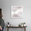 imageThe Novogratz Dusty Lilac Arrow I White Framed Art Print 15quotx15quotx1quotWhite Frame