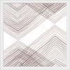 imageThe Novogratz Dusty Lilac Arrow I White Framed Art Print 15quotx15quotx1quotWhite Frame