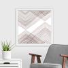 imageThe Novogratz Dusty Lilac Arrow I White Framed Art Print 15quotx15quotx1quotWhite Frame