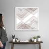imageThe Novogratz Dusty Lilac Arrow I White Framed Art Print 15quotx15quotx1quotWhite Frame
