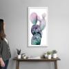 imageThe Novogratz Midnight Cactus I White Framed Art Print 13quotx23quotx1quotWhite Frame