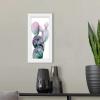imageThe Novogratz Midnight Cactus I White Framed Art Print 13quotx23quotx1quotWhite Frame