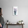 imageThe Novogratz Midnight Cactus I White Framed Art Print 13quotx23quotx1quotWhite Frame