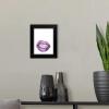 imageThe Novogratz Mouth Full of Metal I White Framed Art Print 15quotx18quotx1quotBlack Frame