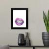 imageThe Novogratz Mouth Full of Metal I White Framed Art Print 15quotx18quotx1quotBlack Frame