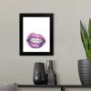 imageThe Novogratz Mouth Full of Metal I White Framed Art Print 15quotx18quotx1quotBlack Frame