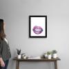 imageThe Novogratz Mouth Full of Metal I White Framed Art Print 15quotx18quotx1quotBlack Frame