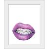 imageThe Novogratz Mouth Full of Metal I White Framed Art Print 15quotx18quotx1quotWhite Frame