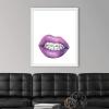 imageThe Novogratz Mouth Full of Metal I White Framed Art Print 15quotx18quotx1quotWhite Frame